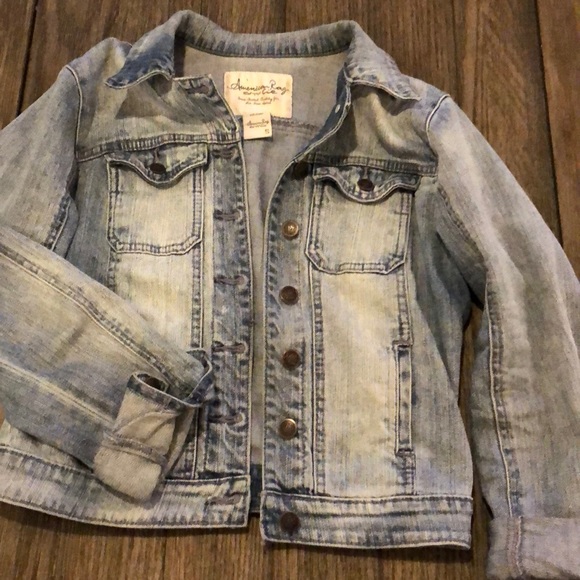 American Rag Distressed Jean Jacket - Picture 2 of 3